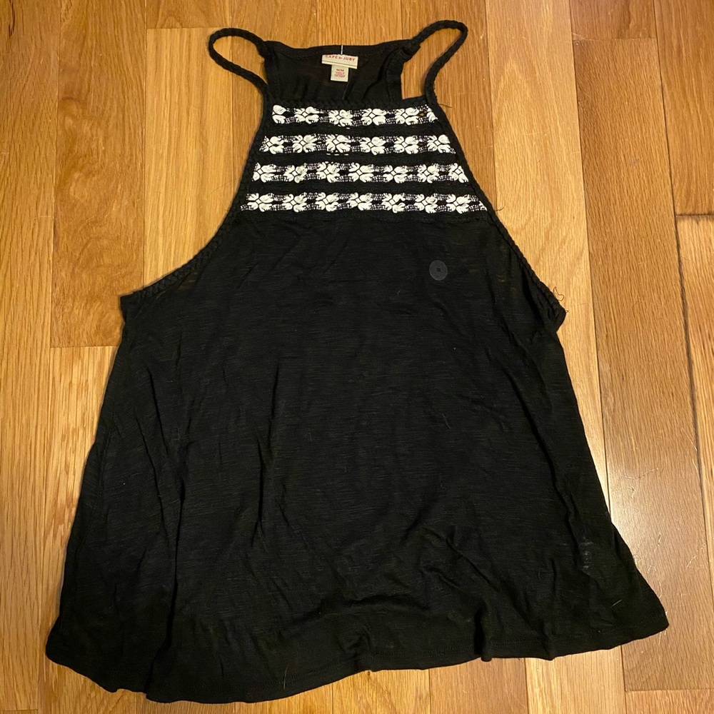A black tank top